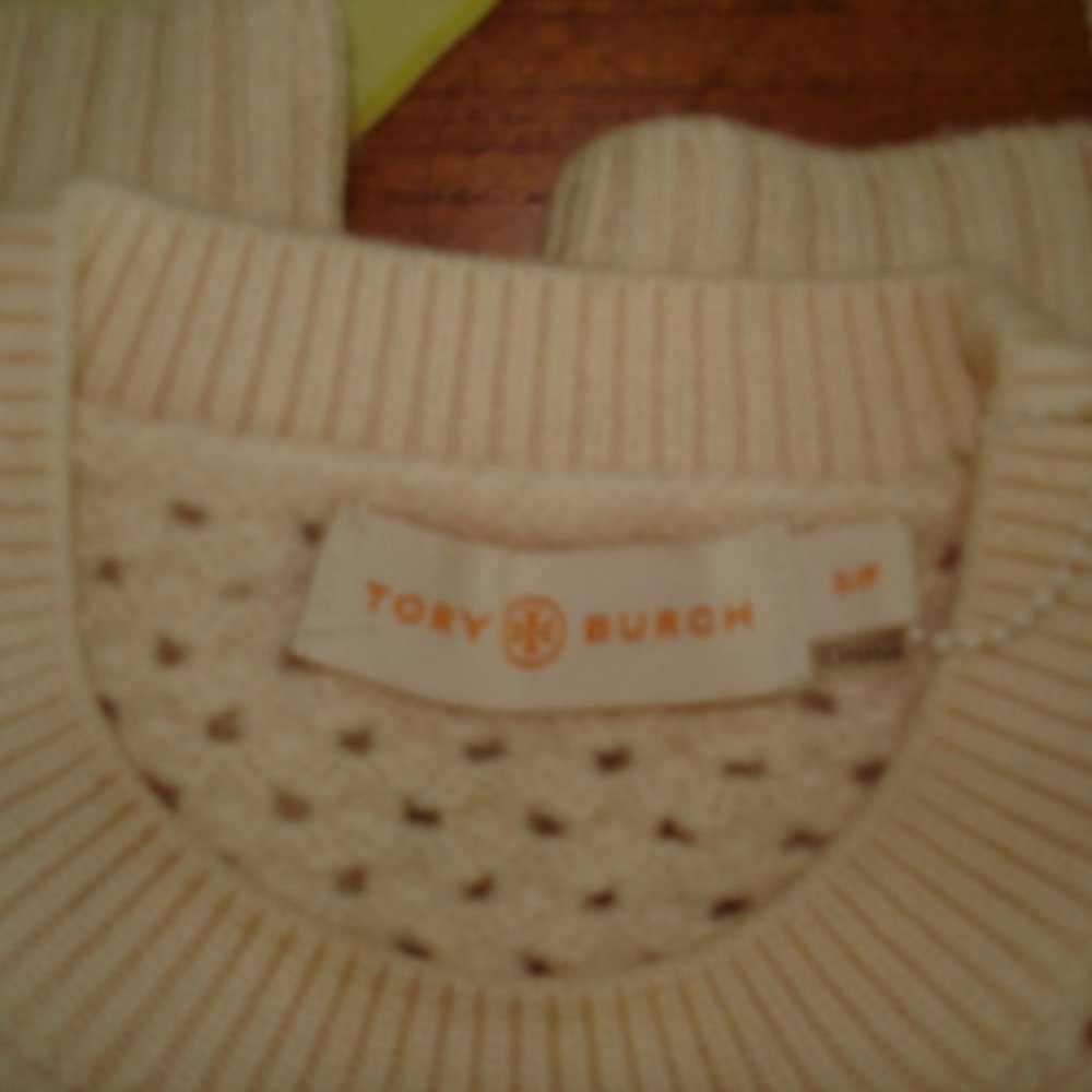 NWOT Tory Burch L/S knit sweater Sz S/P